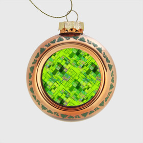 Стеклянный ёлочный шар с принтом Ярко-зеленый абстрактный узор в Курске, Стекло | Диаметр: 80 мм | Тематика изображения на принте: абстрактный | геометрический | детский | зеленый неоновый | креативный | модный | молодежный | неоновый | яркий зеленый