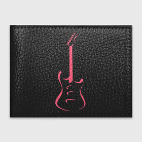 Обложка для студенческого билета с принтом Акстар Гитара в Курске, натуральная кожа | Размер: 11*8 см; Печать на всей внешней стороне | гитара | класика | минимализм | музыка | поп арт | струны.