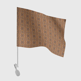 Флаг для автомобиля с принтом Деревянный паркет  в Курске, 100% полиэстер | Размер: 30*21 см | деревянный | доски | коричневая текстура | коричневый | креативный | модный принт | паркет | современный | текстура