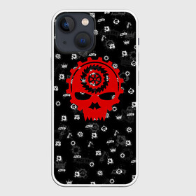 Чехол для iPhone 13 mini с принтом GEARS OF WAR | ПАТТЕРН | ШЕСТЕРЕНКИ (Z) в Курске,  |  | gears | gears 5 | gears of war | gears of war 5 | имульсия | механизмы войны | шестерёнка | шестерёнки | шестерня