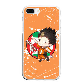 Чехол для iPhone 7Plus/8 Plus матовый с принтом Nishinoya Yuo | Haikyu | Волейбол (Z) в Курске, Силикон | Область печати: задняя сторона чехла, без боковых панелей | Тематика изображения на принте: haikuu | haikyu | haikyuu | nishinoya yuo | волейбол | сёё | сёё хината | спортивная манга | хайку | хайкю | хината