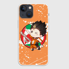 Чехол для iPhone 13 mini с принтом Nishinoya Yuo | Haikyu | Волейбол (Z) в Курске,  |  | Тематика изображения на принте: haikuu | haikyu | haikyuu | nishinoya yuo | волейбол | сёё | сёё хината | спортивная манга | хайку | хайкю | хината