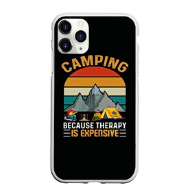 Чехол для iPhone 11 Pro матовый с принтом Camping в Курске, Силикон |  | Тематика изображения на принте: camp | camping | retro | travel | винтаж | интроверт | кемпинг | отдых | отпуск | приключение | ретро | социопат | туризм | турист | туристические | юмор