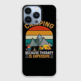 Чехол для iPhone 13 Pro с принтом Camping в Курске,  |  | Тематика изображения на принте: camp | camping | retro | travel | винтаж | интроверт | кемпинг | отдых | отпуск | приключение | ретро | социопат | туризм | турист | туристические | юмор