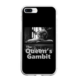 Чехол для iPhone 7Plus/8 Plus матовый с принтом Sad Queen в Курске, Силикон | Область печати: задняя сторона чехла, без боковых панелей | chess | serial | the queens gambit | аня тейлор джой | сериал | сериалы | ход королевы | шахматы | элизабет хармон