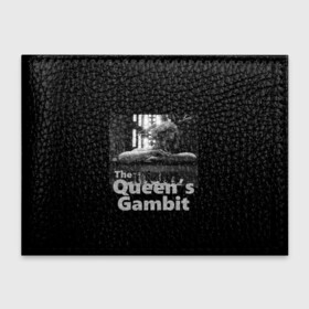 Обложка для студенческого билета с принтом Sad Queen в Курске, натуральная кожа | Размер: 11*8 см; Печать на всей внешней стороне | chess | serial | the queens gambit | аня тейлор джой | сериал | сериалы | ход королевы | шахматы | элизабет хармон