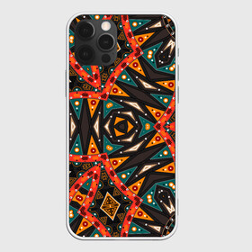 Чехол для iPhone 12 Pro Max с принтом Абстрактный арабский узор  в Курске, Силикон |  | Тематика изображения на принте: абстрактный | арабский | восточный | геометрические фигуры | заплатки | коричневый | оранжевый | орнамент | пэчворк | современный