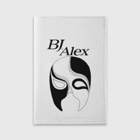 Обложка для паспорта матовая кожа с принтом Маска BJ Alex в Курске, натуральная матовая кожа | размер 19,3 х 13,7 см; прозрачные пластиковые крепления | Тематика изображения на принте: alex | bj | bj alex | алекс | ан джи вон | аниме | дживон | маска | сенен ай | стример