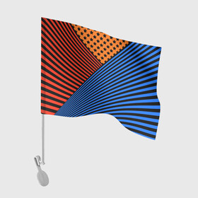 Флаг для автомобиля с принтом Комбинированный полосатый узор в Курске, 100% полиэстер | Размер: 30*21 см | абстрактный | геометрический | звезды | комбинированный | косые полосы | молодежный | полосатый узор | полосы | популярный | современный