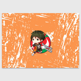 Поздравительная открытка с принтом Yamaguchi Tadashi | Haikyu | Волейбол (Z) в Курске, 100% бумага | плотность бумаги 280 г/м2, матовая, на обратной стороне линовка и место для марки
 | Тематика изображения на принте: haikuu | haikyu | haikyuu | yamaguchi tadashi | волейбол | спортивная манга | хайку | хайкю