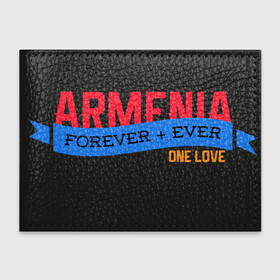 Обложка для студенческого билета с принтом Armenia one love в Курске, натуральная кожа | Размер: 11*8 см; Печать на всей внешней стороне | armenia | logo | армения | армян | армяни | герб | лев и орел | лого | символ | флаг | флаг и герб армении