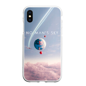 Чехол для iPhone XS Max матовый с принтом No mans sky в Курске, Силикон | Область печати: задняя сторона чехла, без боковых панелей | game | games | no mans sky | no men sky | space | выжывалка | игра | игры | космические корабли | космический корабль | космос | ноу менс скай | планеты | путешествие | путешествия