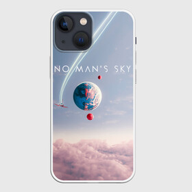 Чехол для iPhone 13 mini с принтом No mans sky в Курске,  |  | game | games | no mans sky | no men sky | space | выжывалка | игра | игры | космические корабли | космический корабль | космос | ноу менс скай | планеты | путешествие | путешествия