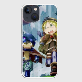 Чехол для iPhone 13 mini с принтом Made in Abyss   Созданный в Бездне в Курске,  |  | made in abyss | nanachi | regu | riko | бездна | нанати | наначи | рег | рико | рэг | сделано в бездне | созданный в бездне