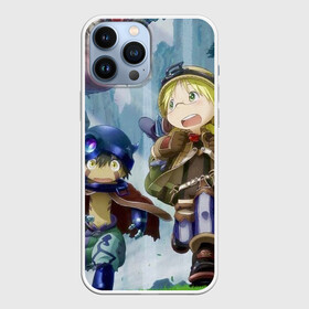 Чехол для iPhone 13 Pro Max с принтом Made in Abyss   Созданный в Бездне в Курске,  |  | made in abyss | nanachi | regu | riko | бездна | нанати | наначи | рег | рико | рэг | сделано в бездне | созданный в бездне