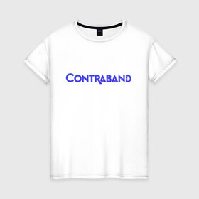 Женская футболка хлопок с принтом Contraband в Курске, 100% хлопок | прямой крой, круглый вырез горловины, длина до линии бедер, слегка спущенное плечо | gamers | games | xbox | иллюстрация | контрабанда