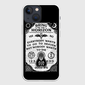 Чехол для iPhone 13 mini с принтом Bring Me the Horizon Уиджи в Курске,  |  | bmth | bring me the horizon | horizon | группы | доска уиджи | музыка | рок