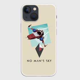 Чехол для iPhone 13 mini с принтом Космический путешественник в Курске,  |  | game | games | no mans sky | no men sky | space | выжывалка | игра | игры | космические корабли | космический корабль | космос | ноу менс скай | планеты | путешествие | путешествия