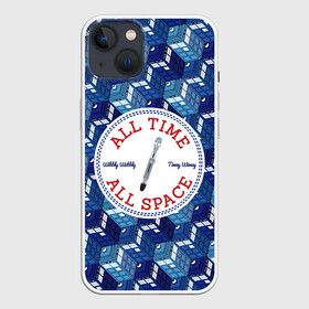 Чехол для iPhone 13 с принтом Doctor Who Pattern в Курске,  |  | doctor who | serial | доктор кто | путешествия во времени | сериал | сериалы | фантастика