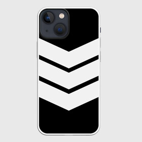 Чехол для iPhone 13 mini с принтом Три полоски в Курске,  |  | геометрия | линии | минимализм | полосы | три полоски | черно белое