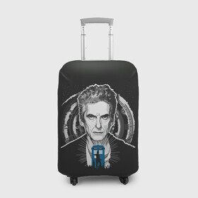 Чехол для чемодана 3D с принтом Питер Капальди в Курске, 86% полиэфир, 14% спандекс | двустороннее нанесение принта, прорези для ручек и колес | doctor who | serial | доктор кто | путешествия во времени | сериал | сериалы | фантастика