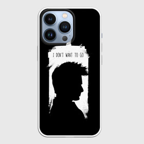 Чехол для iPhone 13 Pro с принтом Я не хочу идти в Курске,  |  | Тематика изображения на принте: doctor who | serial | доктор кто | путешествия во времени | сериал | сериалы | фантастика