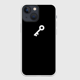 Чехол для iPhone 13 mini с принтом Ключ   Цитаты великих в Курске,  |  | для брата | для друга | ключ подходит ко всем замкам | минимализм | смешно