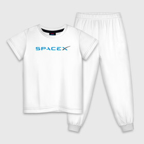 Детская пижама хлопок с принтом Space X, Спейс Икс лого в Курске, 100% хлопок |  брюки и футболка прямого кроя, без карманов, на брюках мягкая резинка на поясе и по низу штанин
 | astronautics | space | space x | spacex | usa | америка | космическая компания | космические полеты | космонавтика | космос | полеты | про космос | спейс x | спейс икс 