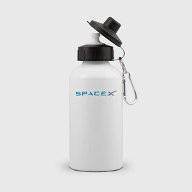 Бутылка спортивная с принтом Space X, Спейс Икс лого в Курске, металл | емкость — 500 мл, в комплекте две пластиковые крышки и карабин для крепления | astronautics | space | space x | spacex | usa | америка | космическая компания | космические полеты | космонавтика | космос | полеты | про космос | спейс x | спейс икс 