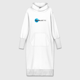 Платье удлиненное хлопок с принтом Virgin Galactic logo в Курске,  |  | logo | вирджин галактик | космос
