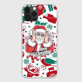 Чехол для iPhone 12 Pro с принтом Merry Christmas3D в Курске, силикон | область печати: задняя сторона чехла, без боковых панелей | c yjdsv ujljv | merry christmas | в подарок | в топе | в тренде | дет мороз | новогодняя | праздник | прикол | рождество | с новым годом | с рождеством | санта клаус | топ принтов