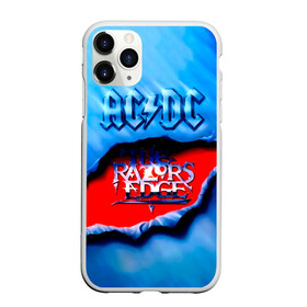 Чехол для iPhone 11 Pro Max матовый с принтом AC/DC - The Razor’s Edge в Курске, Силикон |  | ac dc | acdc | acdc ас дс | angus | back in black | highway to hell | mckinnon | you | австралийская | ангус янг | ас дс | асдс | блюз | в форме | гитара | группа | крис слэйд | метал | молния | музыка | певец | рок | рок н ролл | стиви янг