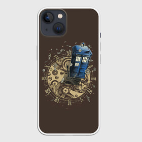 Чехол для iPhone 13 с принтом Tie to Tardis в Курске,  |  | doctor who | serial | доктор кто | путешествия во времени | сериал | сериалы | фантастика