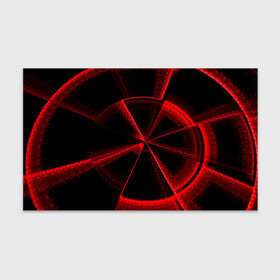 Бумага для упаковки 3D с принтом Атомный неон в Курске, пластик и полированная сталь | круглая форма, металлическое крепление в виде кольца | красный | круг | неон | цвет | черный