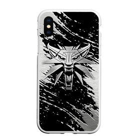 Чехол для iPhone XS Max матовый с принтом THE WITCHER LOGO STEEL  в Курске, Силикон | Область печати: задняя сторона чехла, без боковых панелей | the witcher | ведьмак | железо | зе витчер | игра | компьютерная игра | лого | логотип | сталь