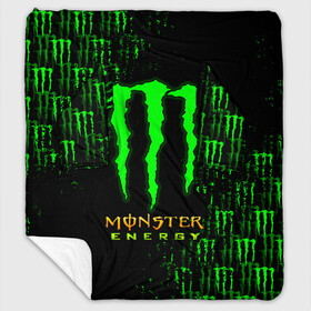 Плед с рукавами с принтом MONSTER ENERGY NEON | МОНСТЕР в Курске, 100% полиэстер | Закругленные углы, все края обработаны. Ткань не мнется и не растягивается. Размер 170*145 | monster | monster energy | монстер | монстер енерджи | монстер енэрджи | монстер энерджи | неон | энергетик | энергетический напиток