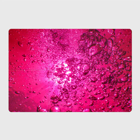 Магнитный плакат 3Х2 с принтом Розовые Пузырьки в Курске, Полимерный материал с магнитным слоем | 6 деталей размером 9*9 см | абстрактный розовый | неоновый розовый | розовая вода | розовый мир