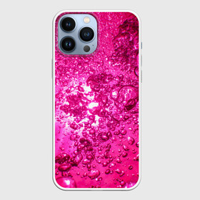 Чехол для iPhone 13 Pro Max с принтом Розовые Пузырьки в Курске,  |  | Тематика изображения на принте: абстрактный розовый | неоновый розовый | розовая вода | розовый мир
