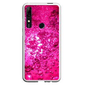 Чехол для Honor P Smart Z с принтом Розовые Пузырьки в Курске, Силикон | Область печати: задняя сторона чехла, без боковых панелей | абстрактный розовый | неоновый розовый | розовая вода | розовый мир
