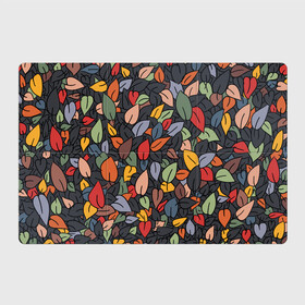 Магнитный плакат 3Х2 с принтом Рисованная Осень в Курске, Полимерный материал с магнитным слоем | 6 деталей размером 9*9 см | дерево | лес | листок | листопад | листья | осень