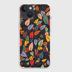 Чехол для iPhone 13 с принтом Рисованная Осень в Курске,  |  | дерево | лес | листок | листопад | листья | осень