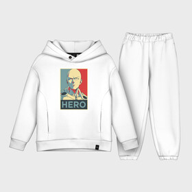 Детский костюм хлопок Oversize с принтом Сайтама постер в Курске,  |  | hero | onepunch | onepunchman | pop art | poster hope | saitama | ванпанчмен | герой | поп арт | сайтама