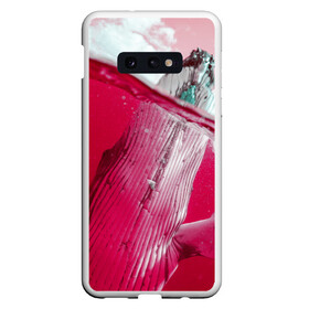Чехол для Samsung S10E с принтом Кит в Курске, Силикон | Область печати: задняя сторона чехла, без боковых панелей | кит | морские животные | неоновый мир | под водой | прикольные животные | розовая природа | розовый мир