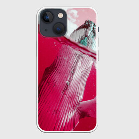 Чехол для iPhone 13 mini с принтом Кит в Курске,  |  | кит | морские животные | неоновый мир | под водой | прикольные животные | розовая природа | розовый мир