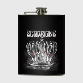 Фляга с принтом SCORPIONS в Курске, металлический корпус | емкость 0,22 л, размер 125 х 94 мм. Виниловая наклейка запечатывается полностью | Тематика изображения на принте: chainge | forever | germany | grunge | king | metal | music | punk | return | rock | scorpions | wind | ветер | германия | гранж | корона | метал | панк | перемен | рок | скорпионс | хард рок