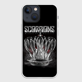 Чехол для iPhone 13 mini с принтом SCORPIONS в Курске,  |  | chainge | forever | germany | grunge | king | metal | music | punk | return | rock | scorpions | wind | ветер | германия | гранж | корона | метал | панк | перемен | рок | скорпионс | хард рок