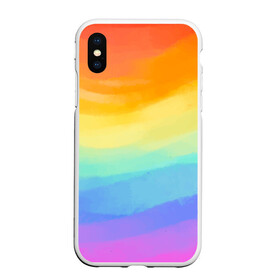 Чехол для iPhone XS Max матовый с принтом РАДУЖНЫЕ ВОЛНЫ | RAINBOW WAVES (Z) в Курске, Силикон | Область печати: задняя сторона чехла, без боковых панелей | color | paint | rainbow | rainbow waves | waves | волны | краска | радуга | радужная | радужные волны | цветная | яркая