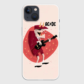 Чехол для iPhone 13 с принтом Ангус Янг AC DC в Курске,  |  | ac dc | acdc | acdc ас дс | angus | back in black | highway to hell | mckinnon | you | австралийская | ангус янг | ас дс | асдс | блюз | в форме | гитара | группа | крис слэйд | метал | молния | музыка | певец | рок | рок н ролл | стиви янг