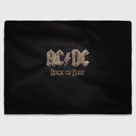 Плед 3D с принтом AC/DC Rock or Bust в Курске, 100% полиэстер | закругленные углы, все края обработаны. Ткань не мнется и не растягивается | ac dc | acdc | acdc ас дс | angus young | back in black | highway to hell | mckinno | австралийская | ангус янг | ас дс | асдс | блюз | в форме | гитара | группа | крис слэйд | метал | молния | музыка | певец | рок | рок н ролл | стиви янг