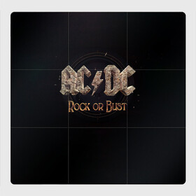 Магнитный плакат 3Х3 с принтом AC/DC Rock or Bust в Курске, Полимерный материал с магнитным слоем | 9 деталей размером 9*9 см | Тематика изображения на принте: ac dc | acdc | acdc ас дс | angus young | back in black | highway to hell | mckinno | австралийская | ангус янг | ас дс | асдс | блюз | в форме | гитара | группа | крис слэйд | метал | молния | музыка | певец | рок | рок н ролл | стиви янг